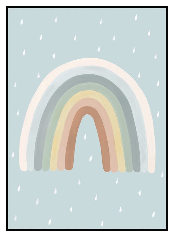 Regenboog Poster (21x30 cm) - Poster Store