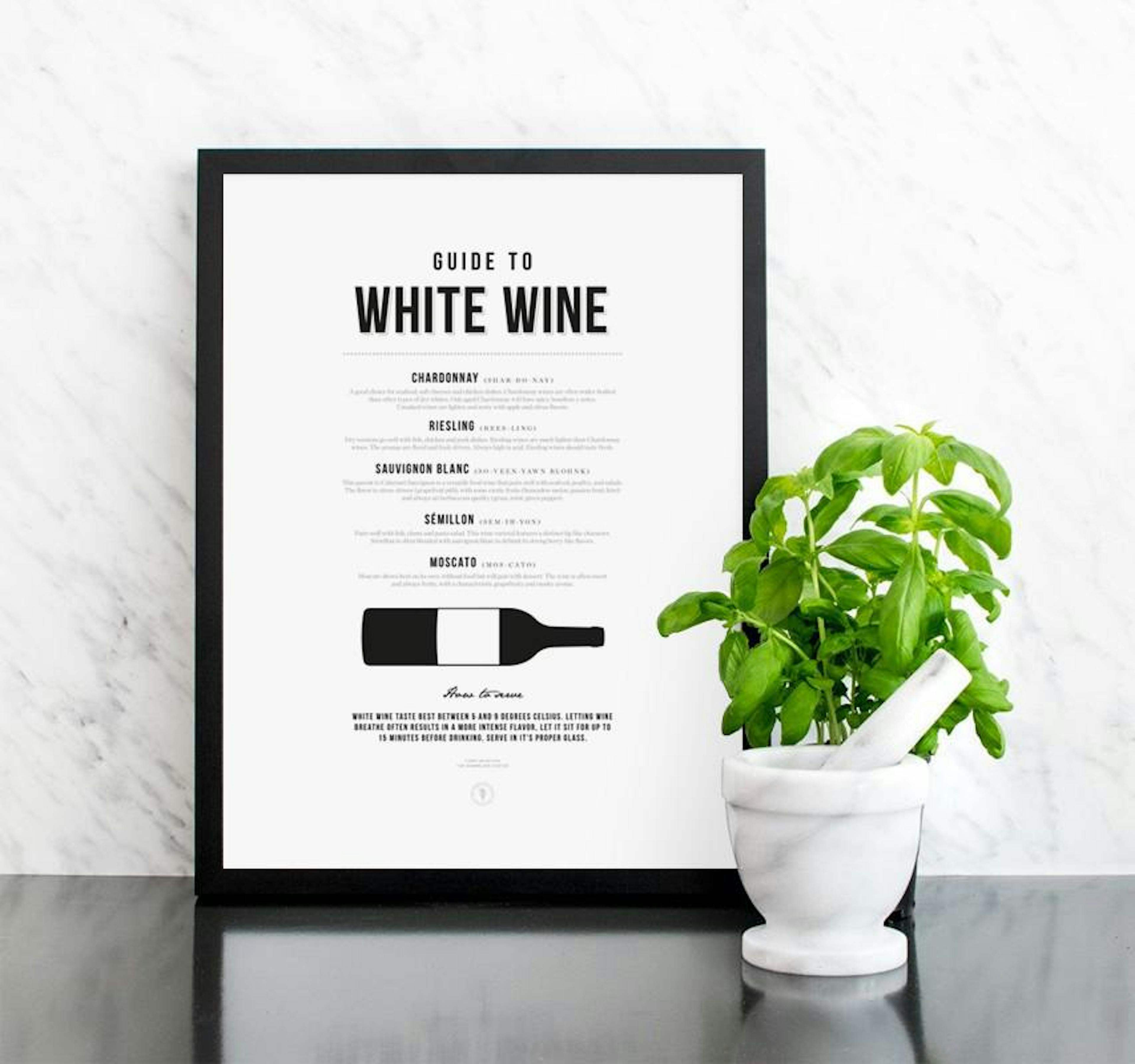 Guide to White Wine Poster thumbnail