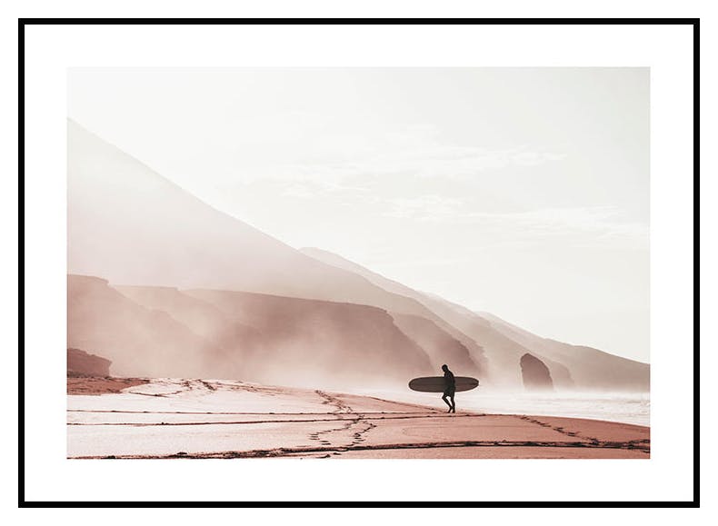 Beach Surfer Poster (50x70 cm) - Poster Store