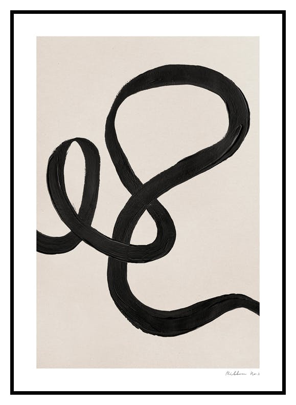 Ribbon No2 Poster (50x70 cm) - Poster Store