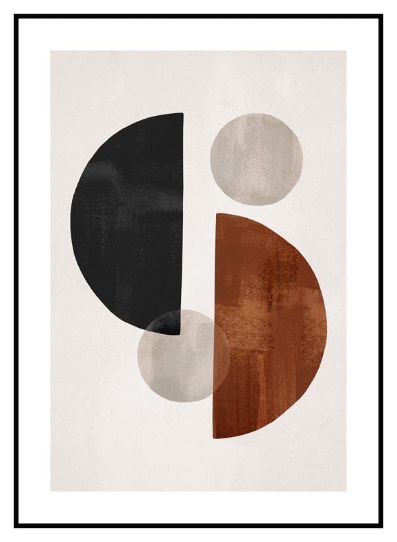 Abstrakta Former No2 Poster (30x40 cm) - Poster Store