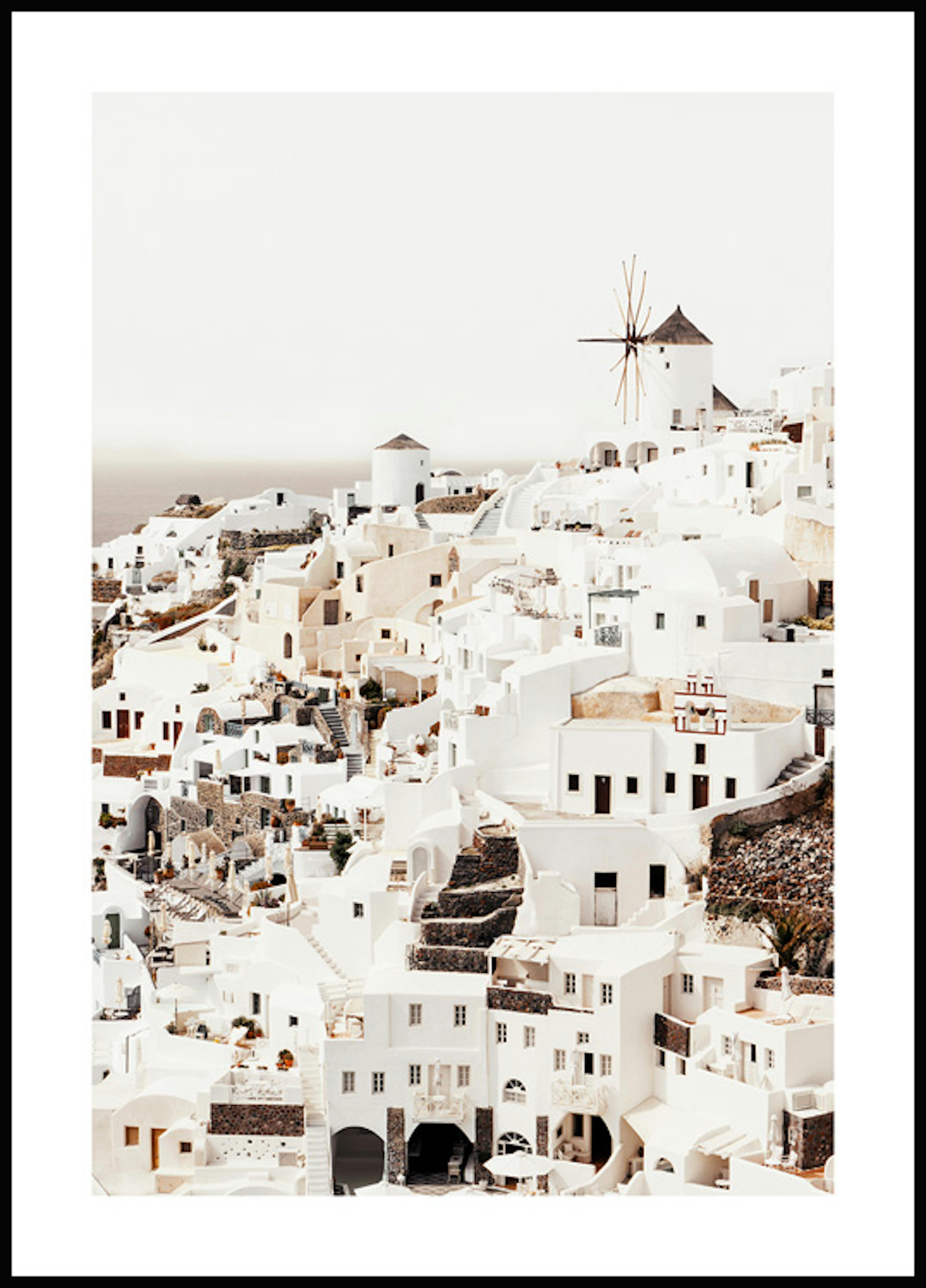 Santorini Dorf Poster thumbnail