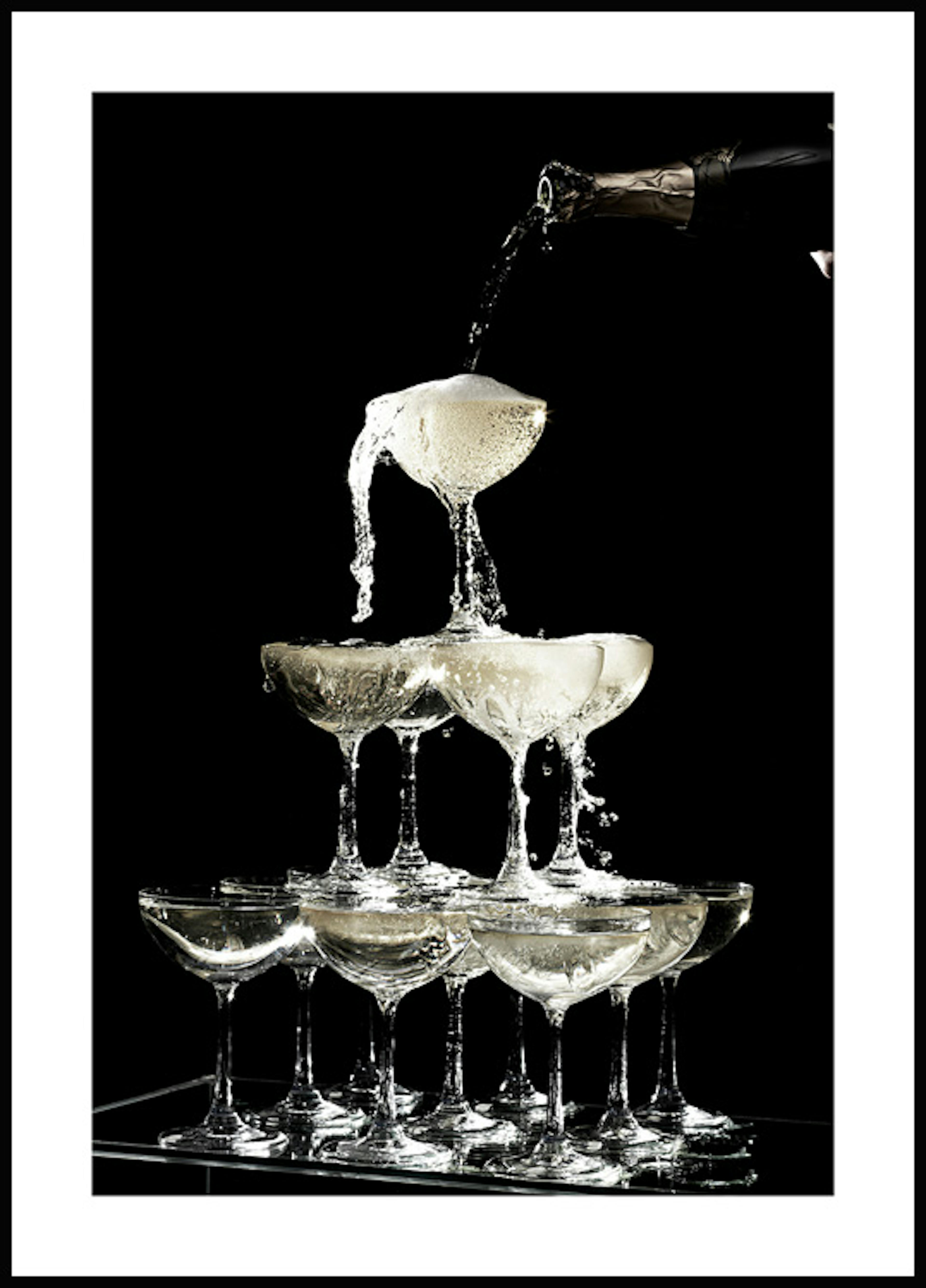 Champagne Fontæne Plakat 0