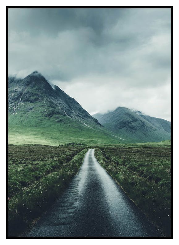 Road to the Mountains Poster (30x40 cm) - Poster Store
