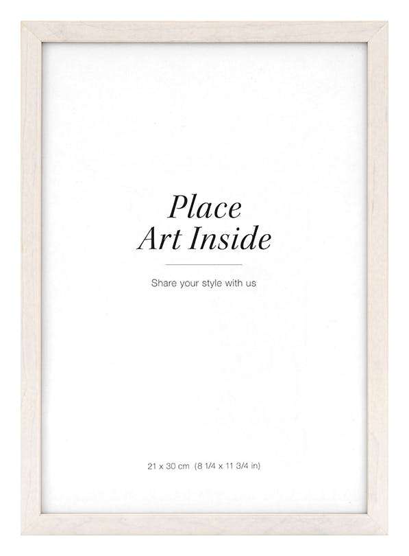 Lichte houten lijst 21x30 cm (A4) (21x30 cm) - Poster Store
