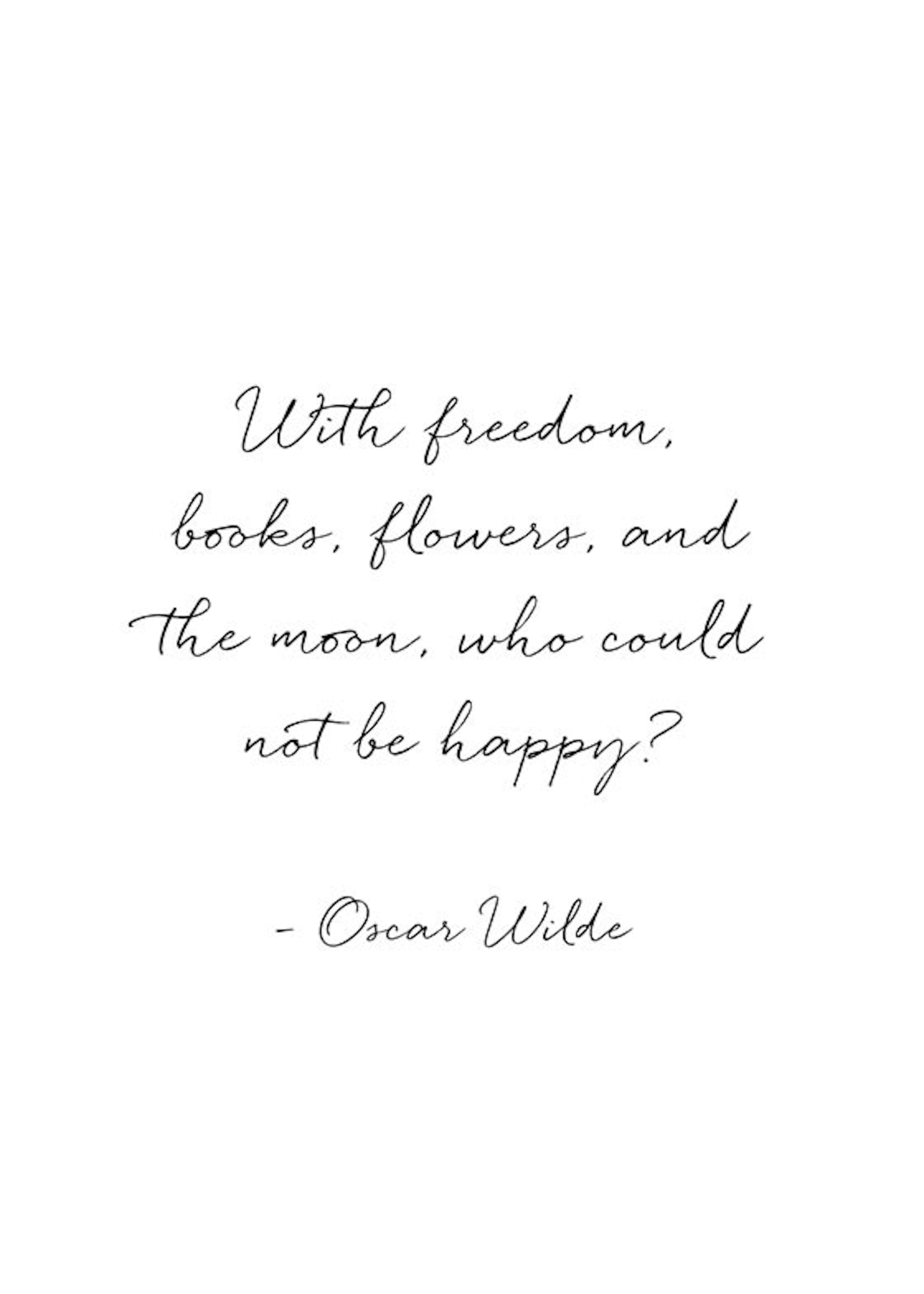 Poster Oscal Wilde Happy 0