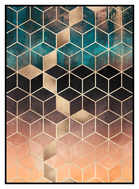 Dream Cubes Affiche (50x70 cm) - Poster Store