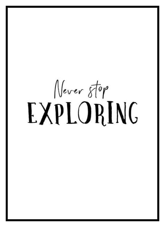 Eksploracja Plakat (21x30 cm) - Poster Store