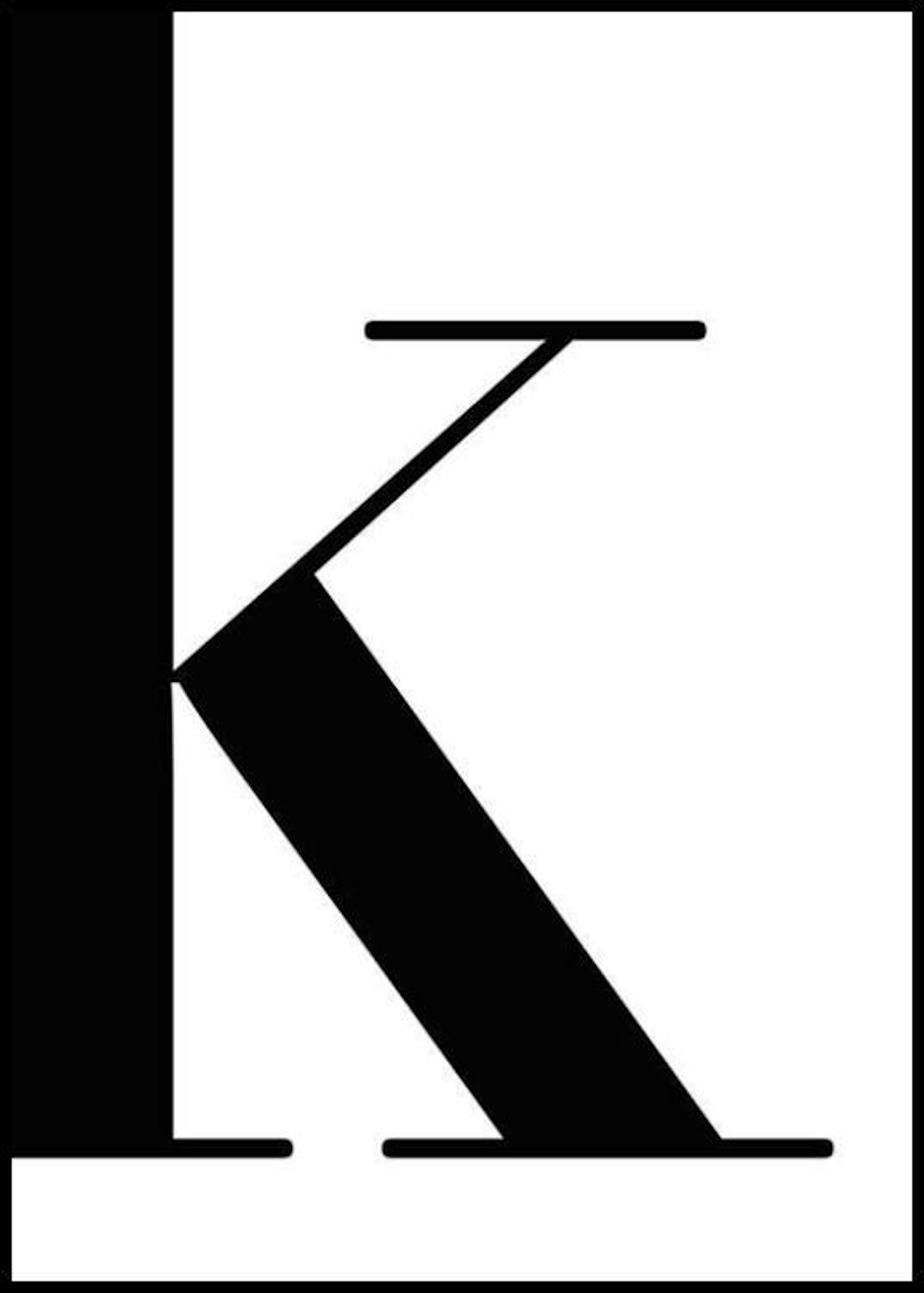Letter K Poster thumbnail