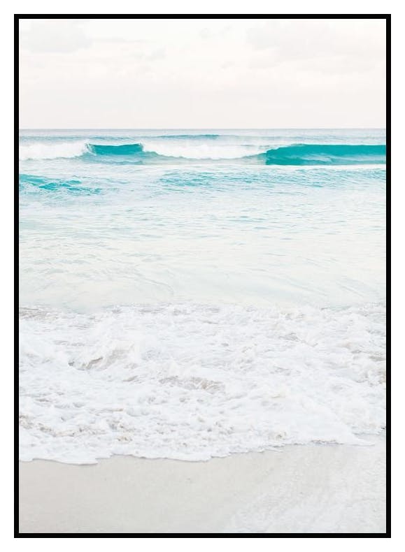 Pastel Beach Poster (30x40 cm) - Poster Store