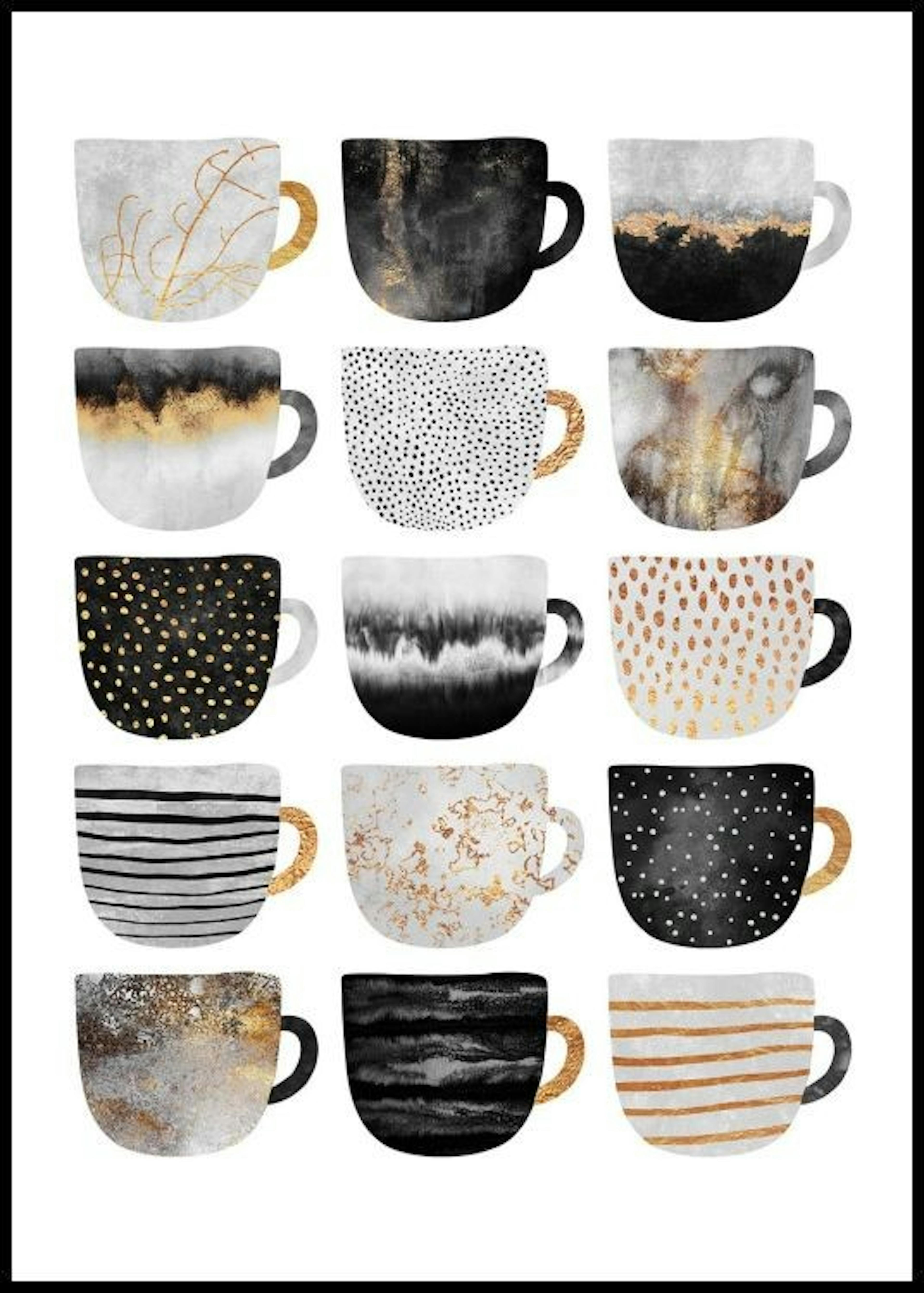 Elisabeth Fredriksson - Coffee Cups Plakater 0