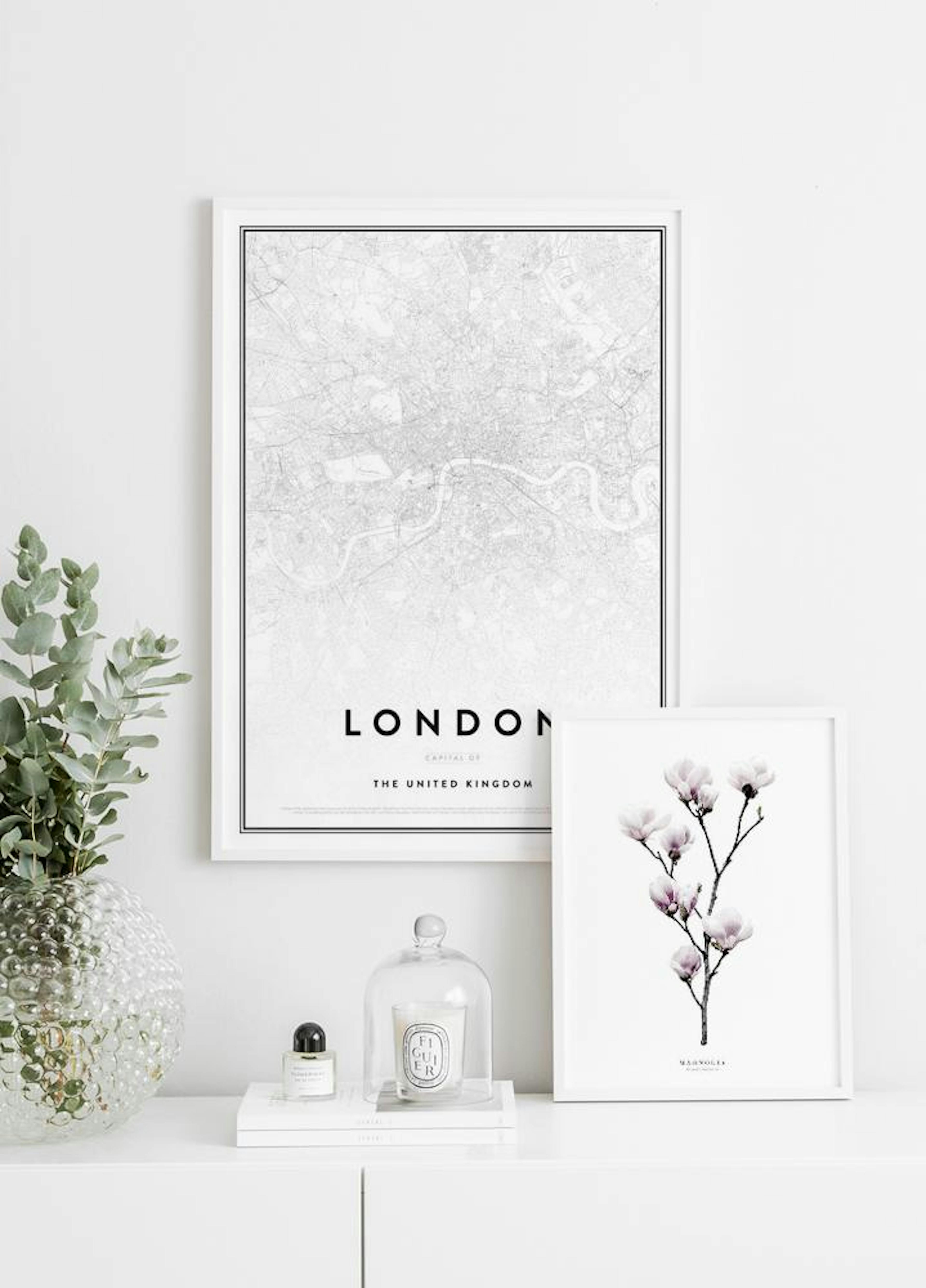 ロンドンの地図 ポスター thumbnail