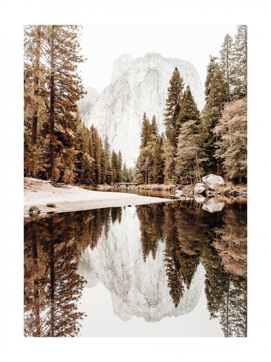 Poster râul Yosemite 0