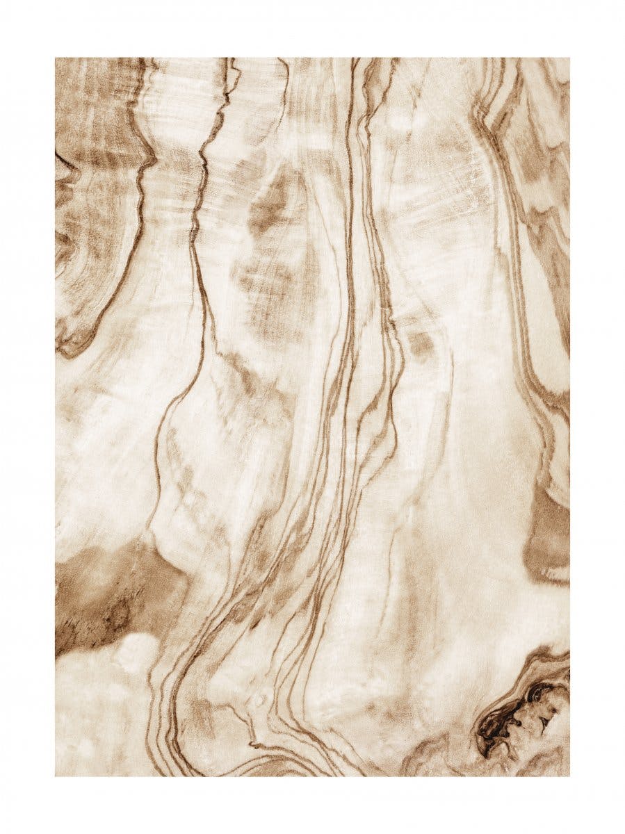 木目の抽象画 ポスター 0