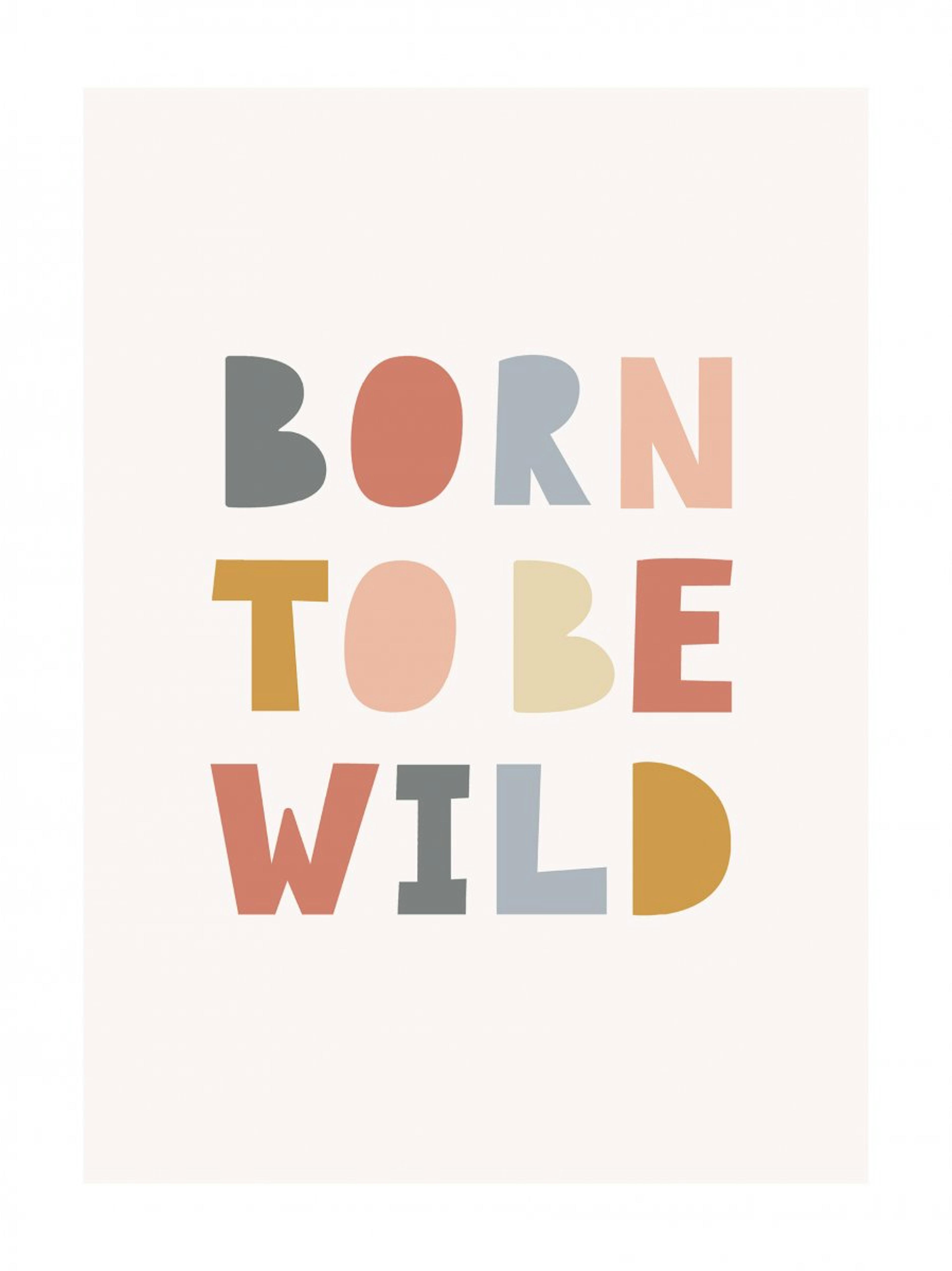 Born to be Wild Plakat 0