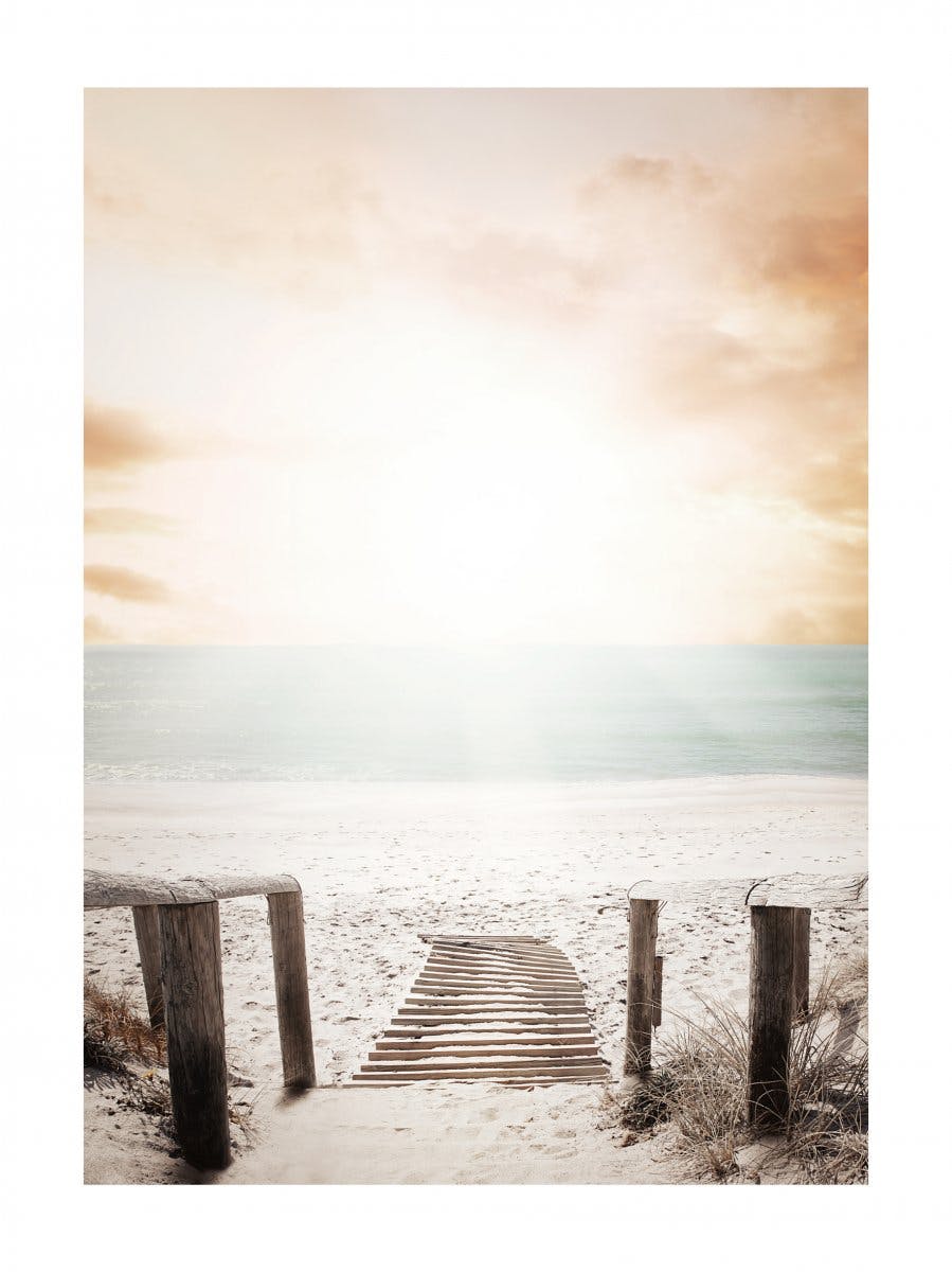 Beach Walkway Poster 0