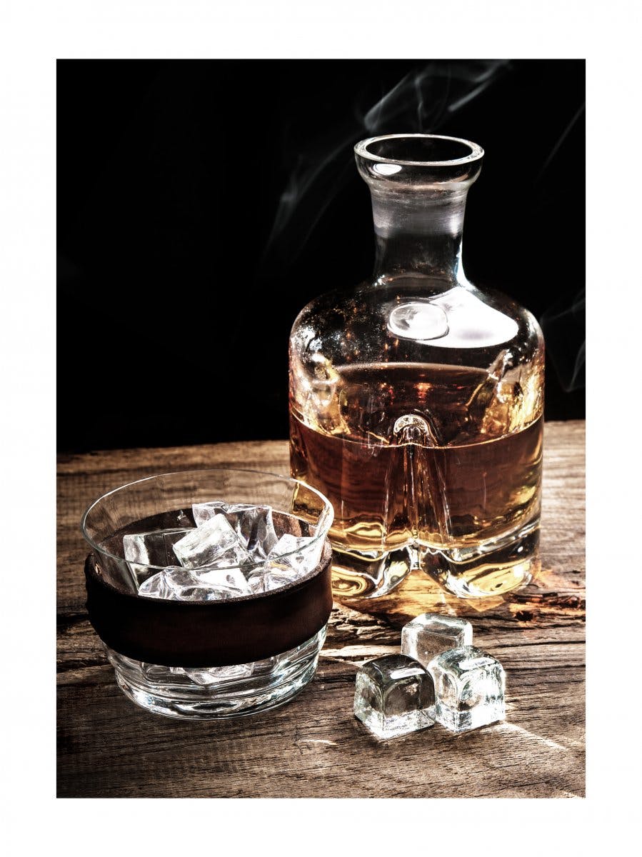 Poster Et glass med Whiskey 0