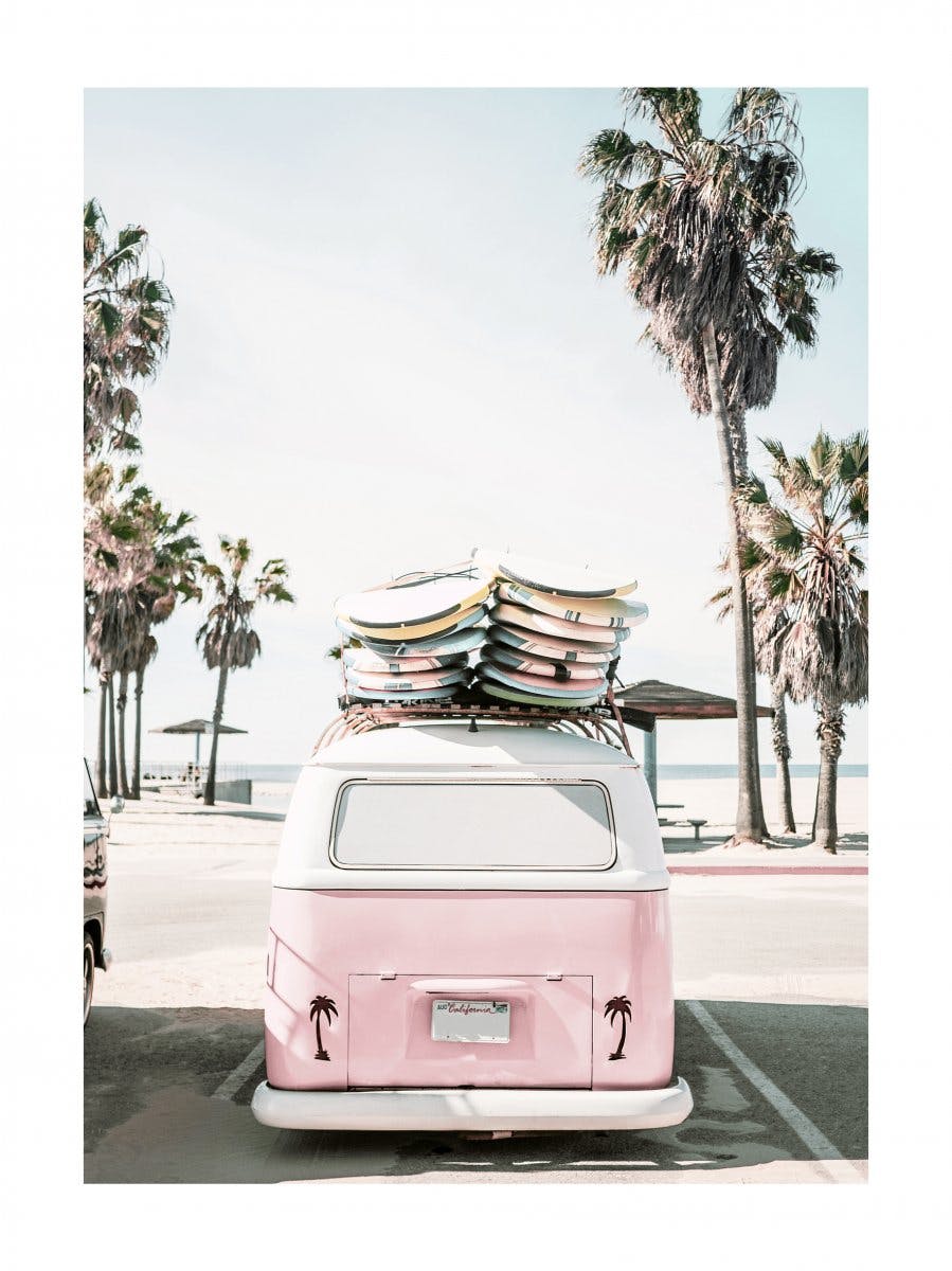 California Surf Van Plakat 0