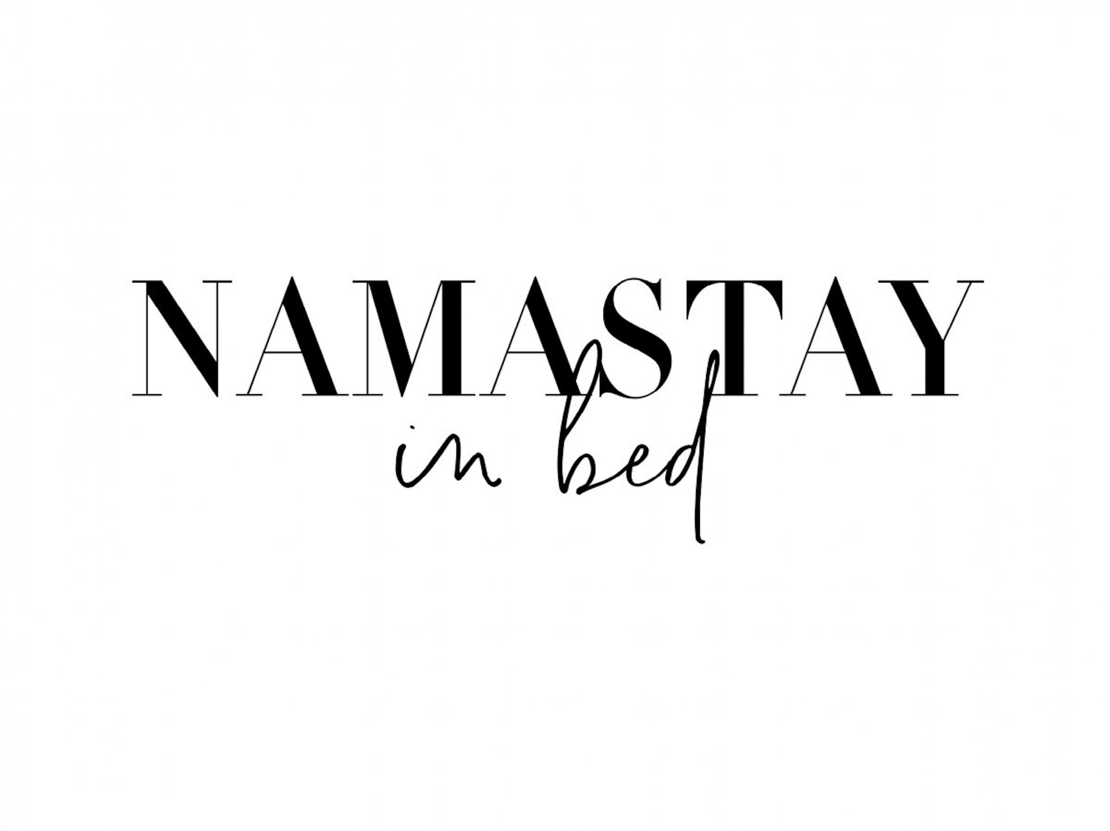 Namastay in Bed Poster 0