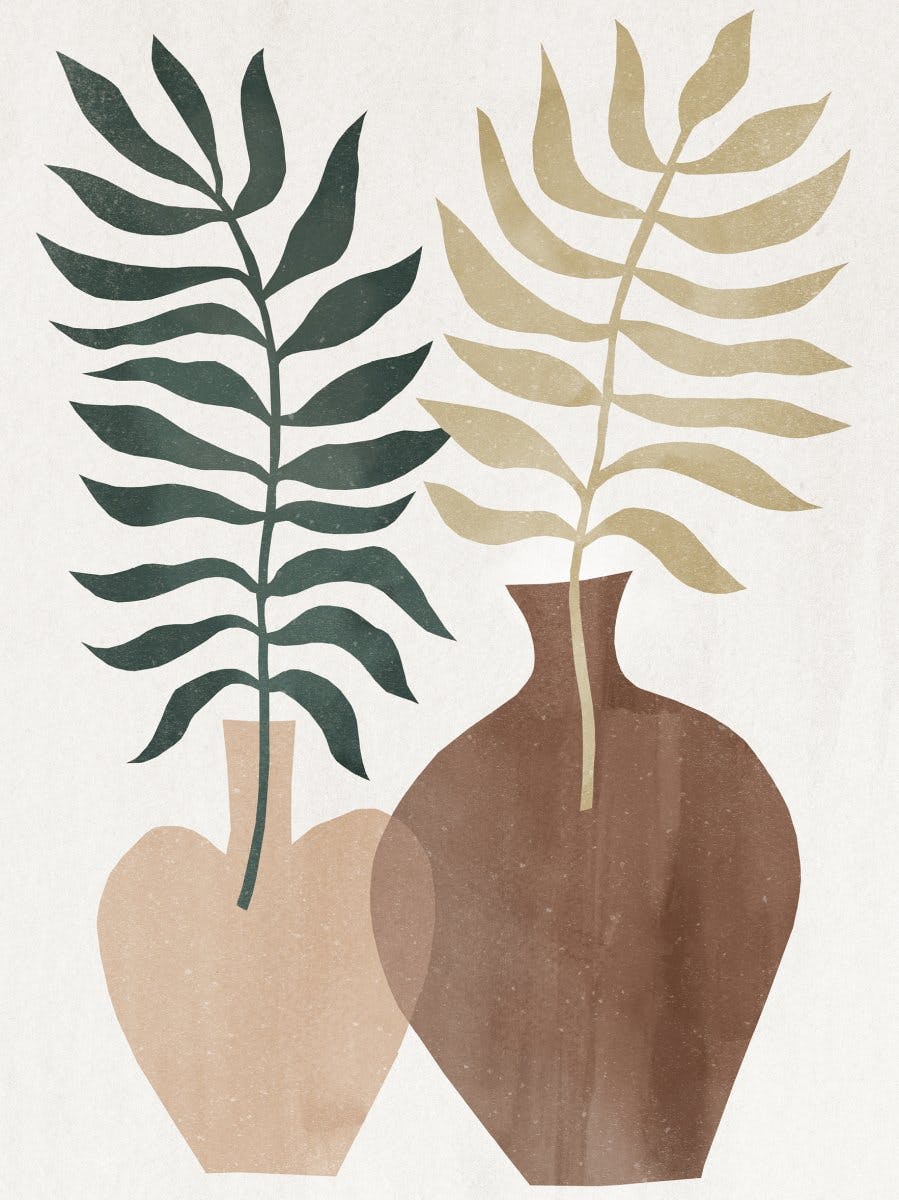 Pflanzen Vasen Poster 0