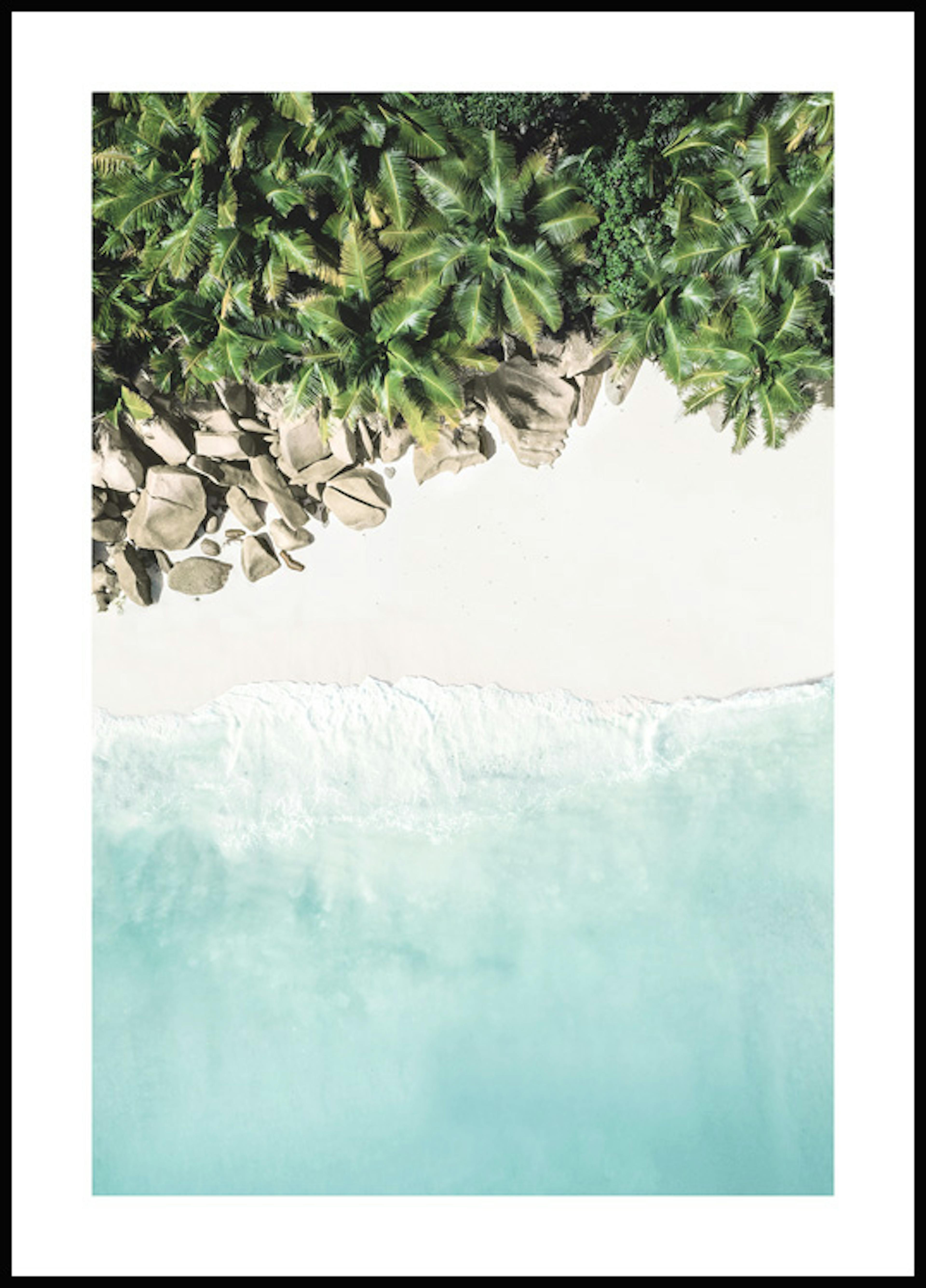 カリビアンビーチポスター 0