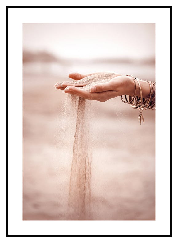 Plakat Opadający Piasek (30x40 cm) - Poster Store