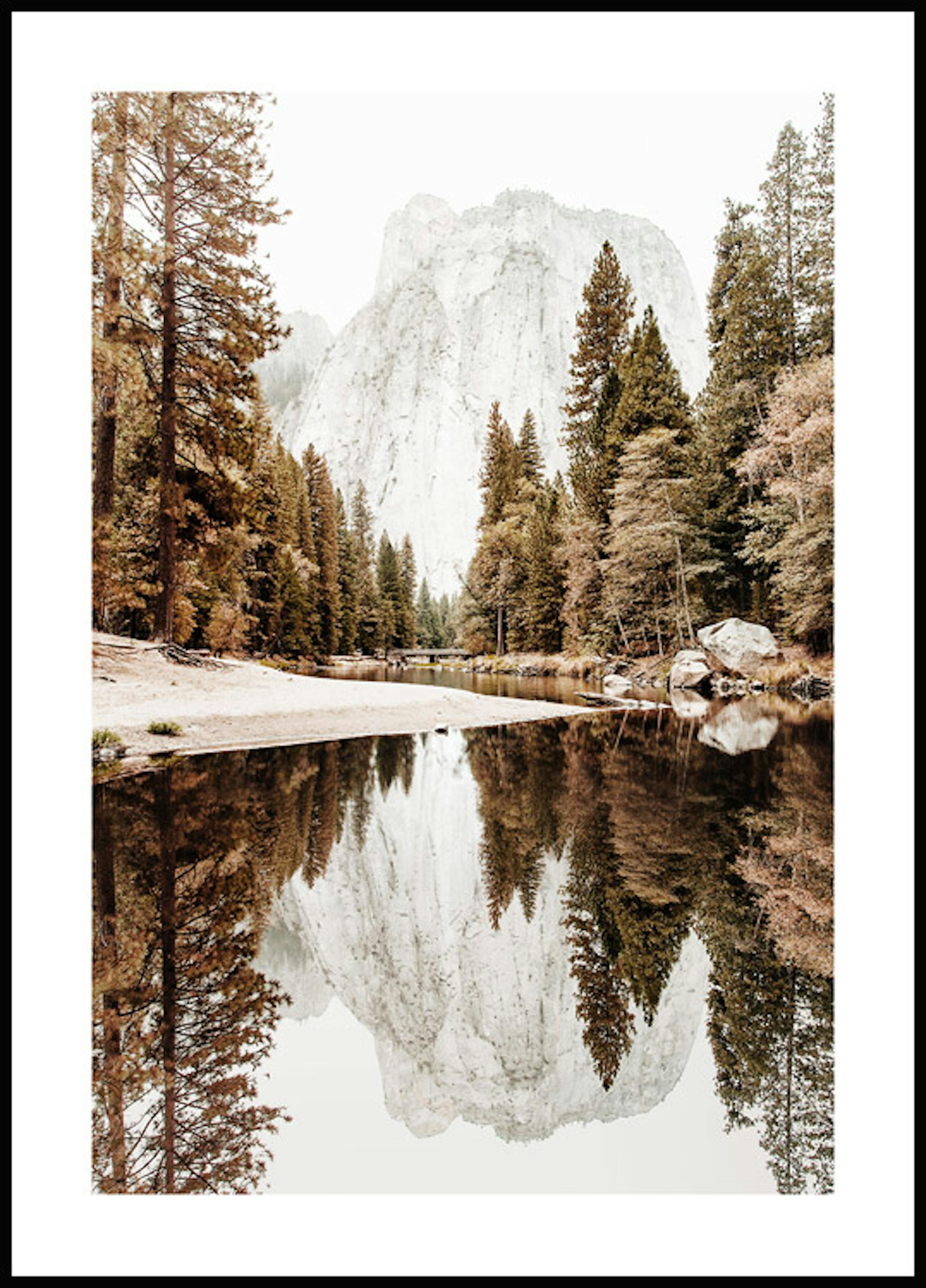 Yosemite Valley River Poster thumbnail