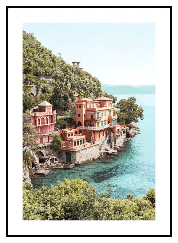 Huis aan de Kust Poster (21x30 cm) - Poster Store