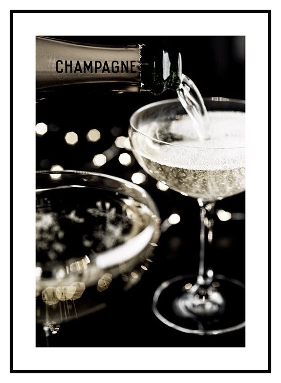 Champagne Poster (21x30 cm) - Poster Store