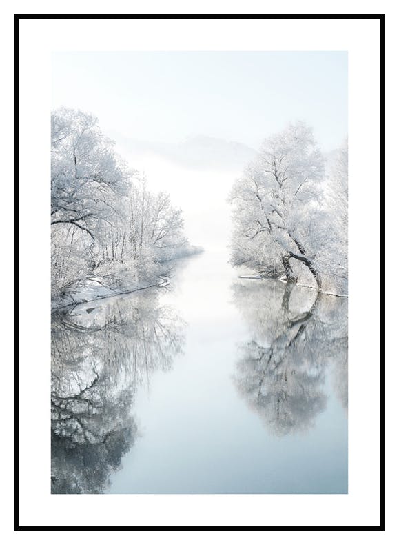 Prints Frosty Winter Poster (21x30 cm) - Poster Store