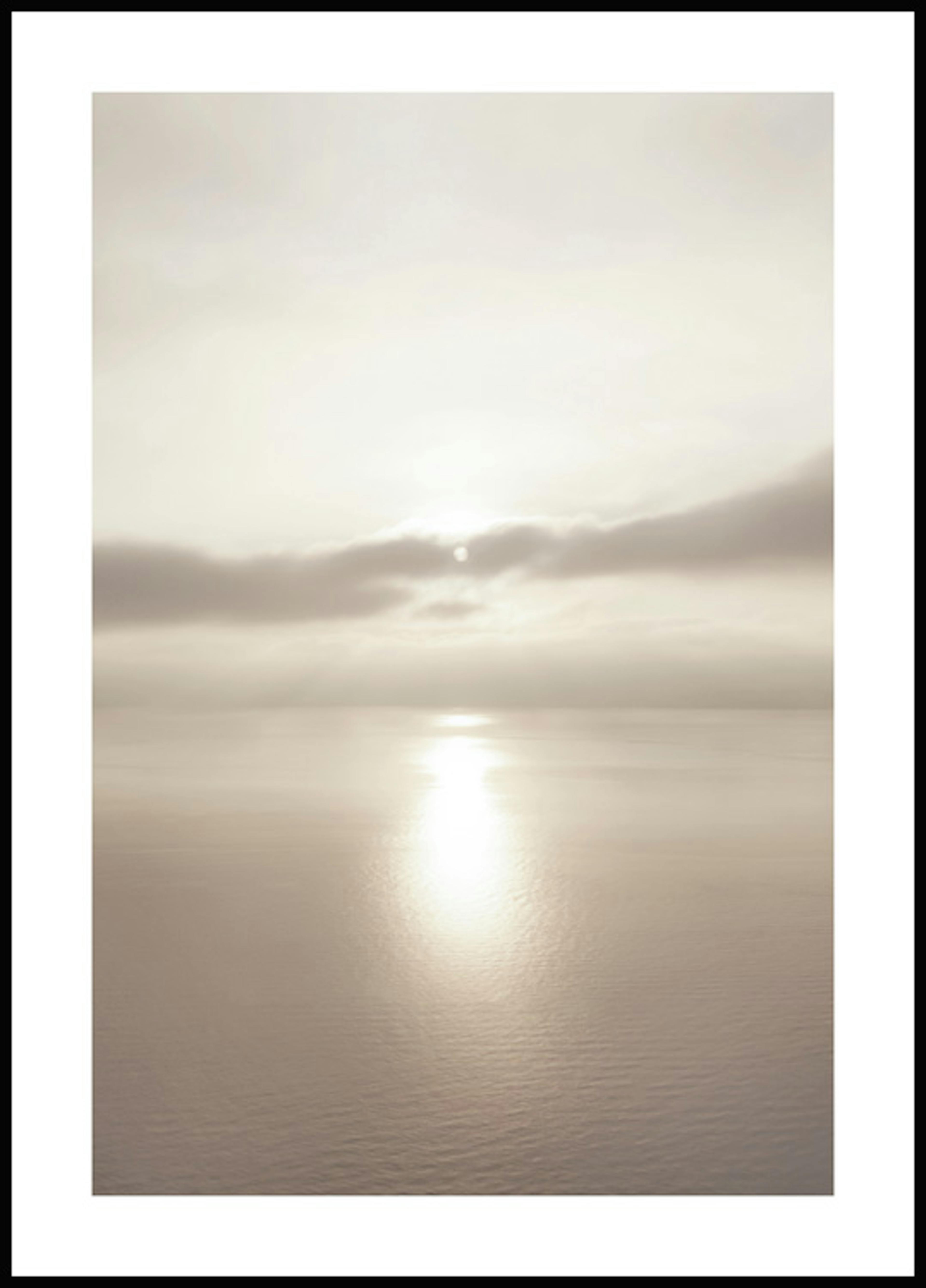 لوحة لصورة غروب الشمس في المحيط 0
