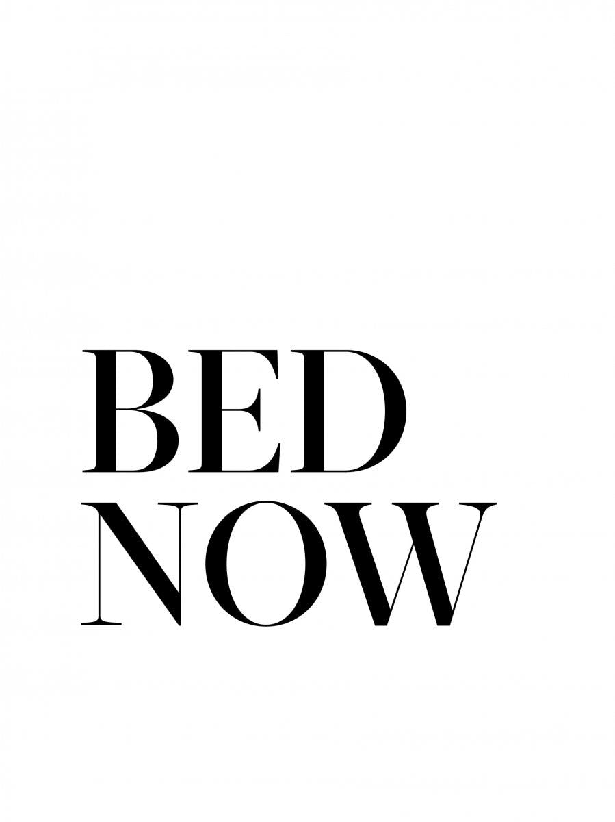 Bed. Now. Póster 0