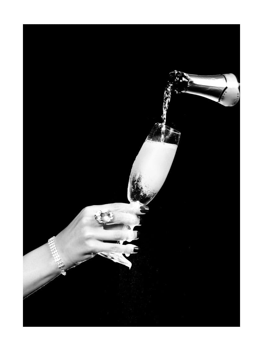 Un verre de Champagne Poster 0