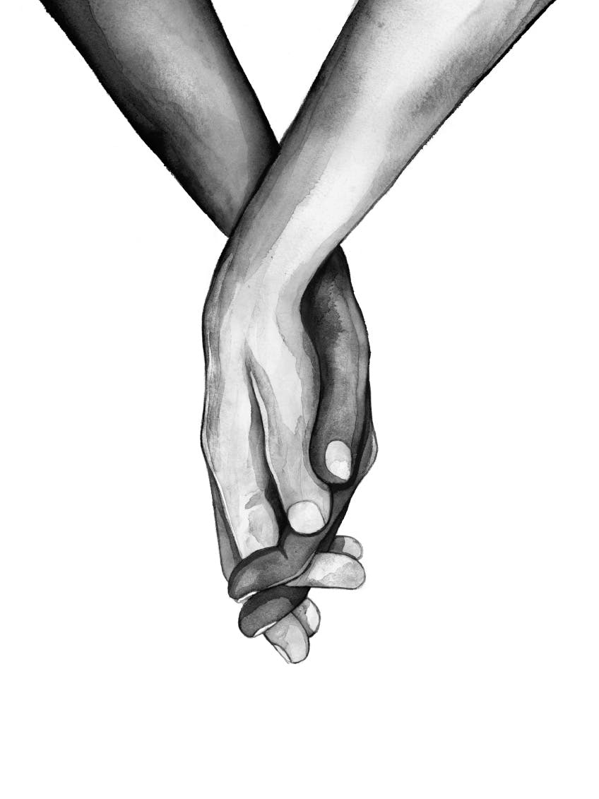 Plakat Holding Hands 0