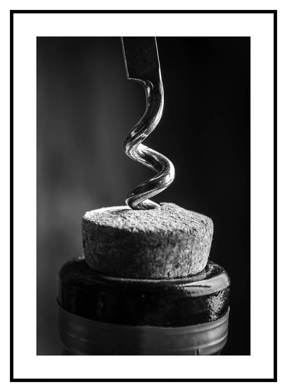 Wine o'clock Poster (30x40 cm) - Poster Store