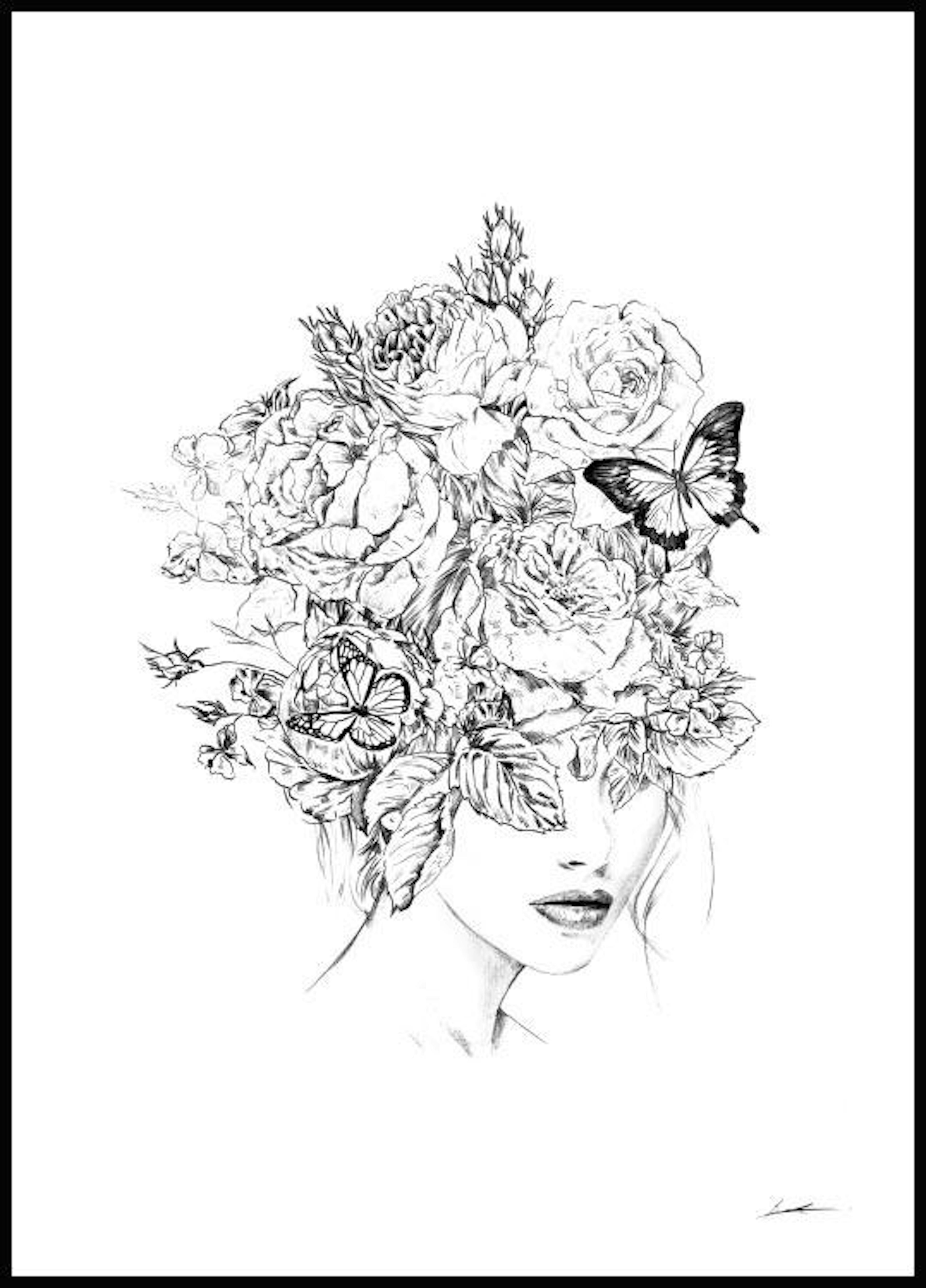 Flower head Poster 0