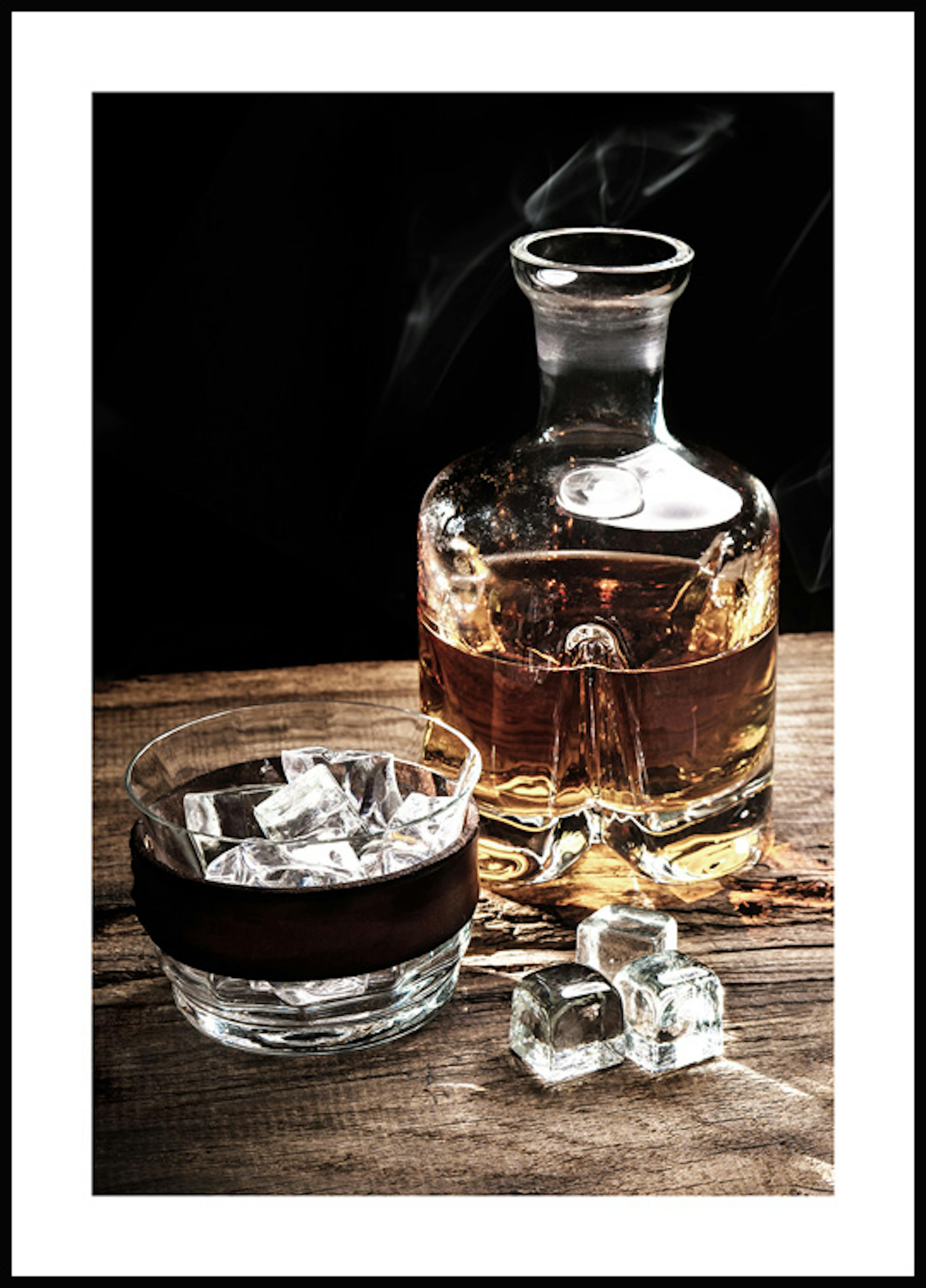Et glass med Whiskey Poster 0