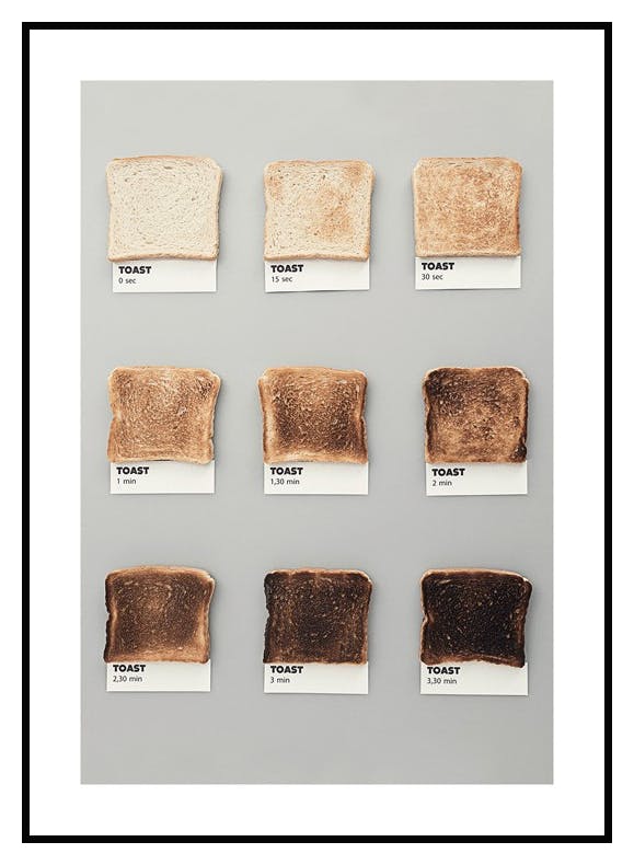 Plakat Tosty (30x40 cm) - Poster Store