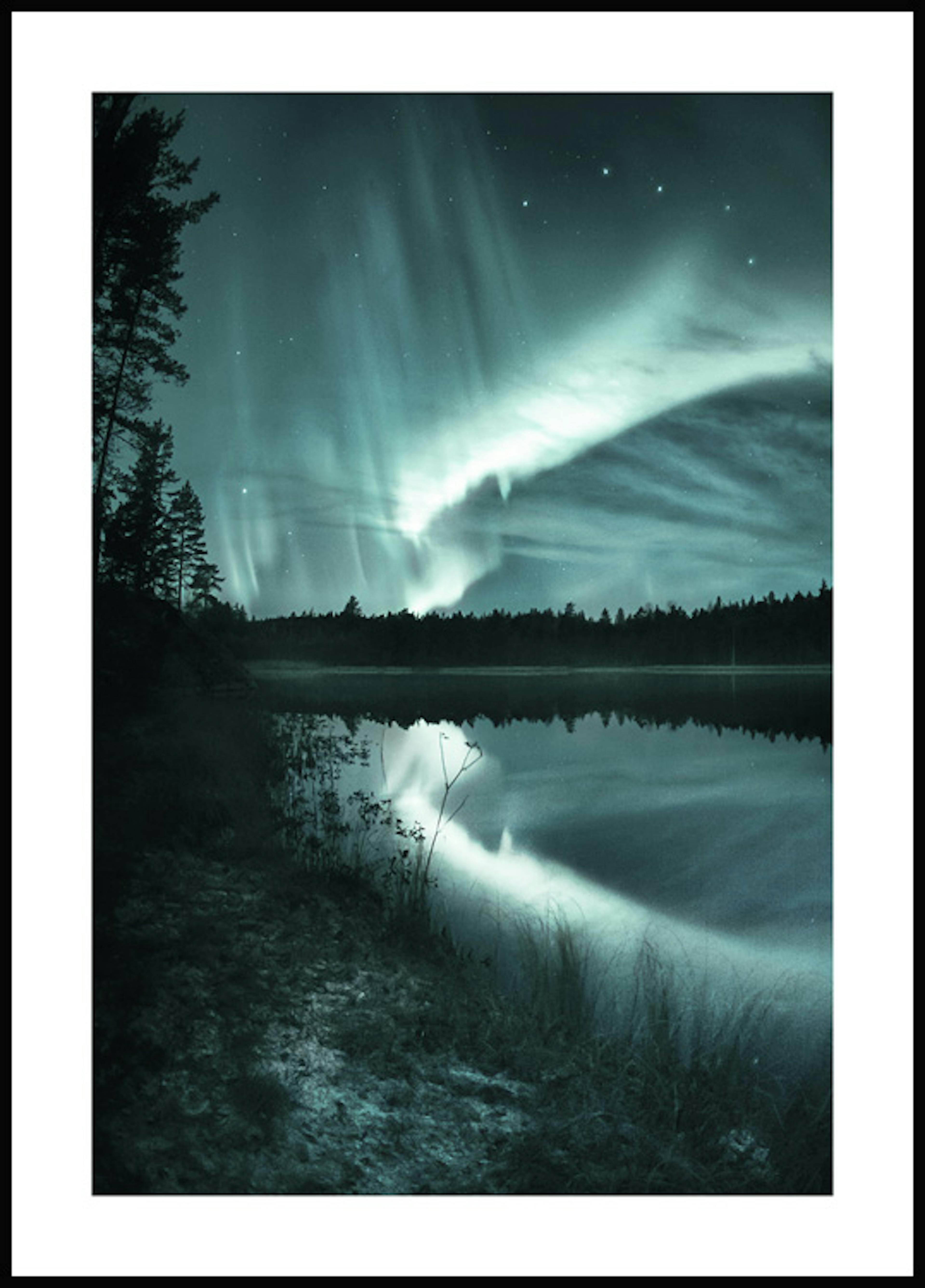 Northern Light Reflection Poster 0