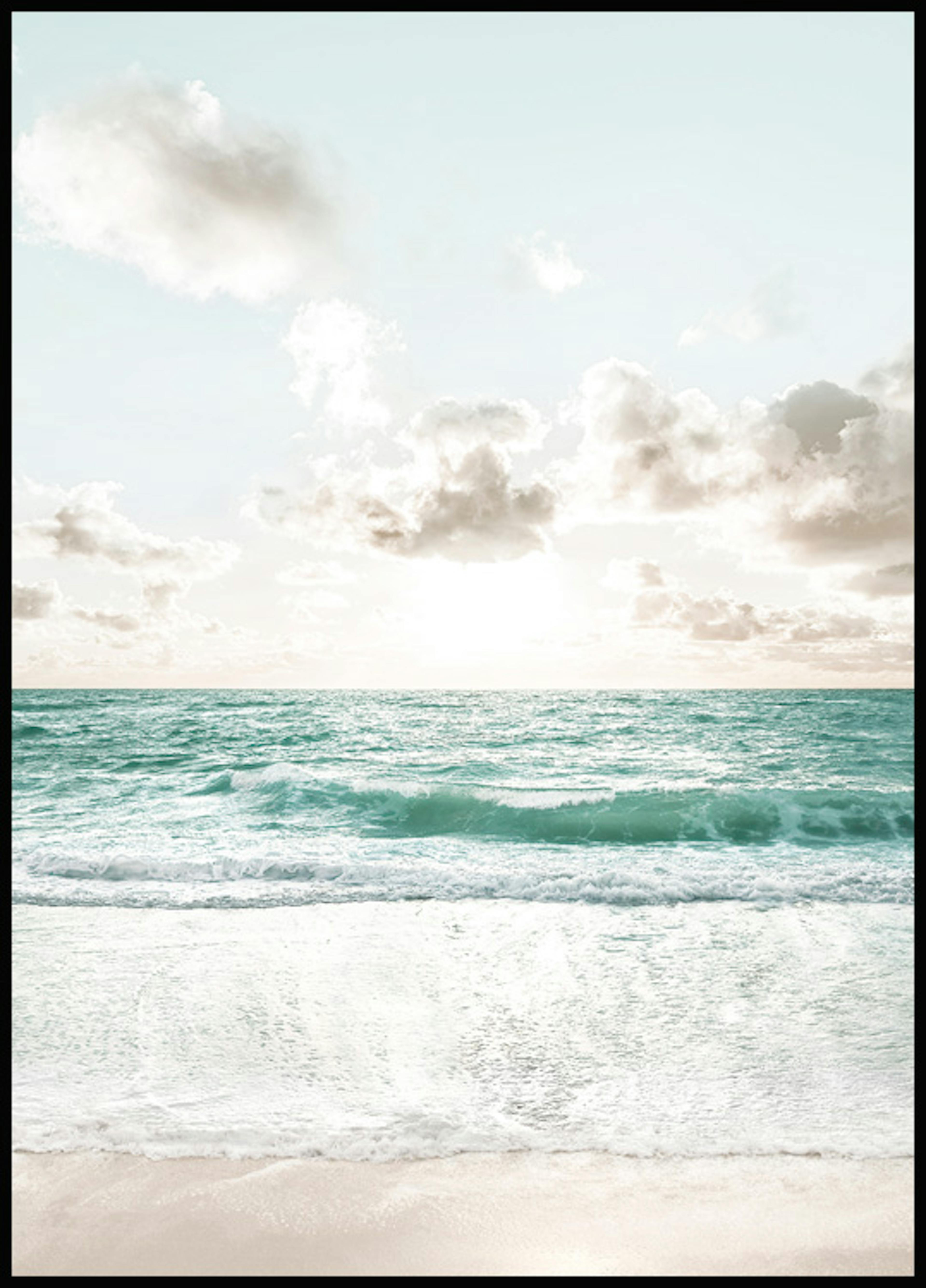 Poster Plajă Turcoaz 0