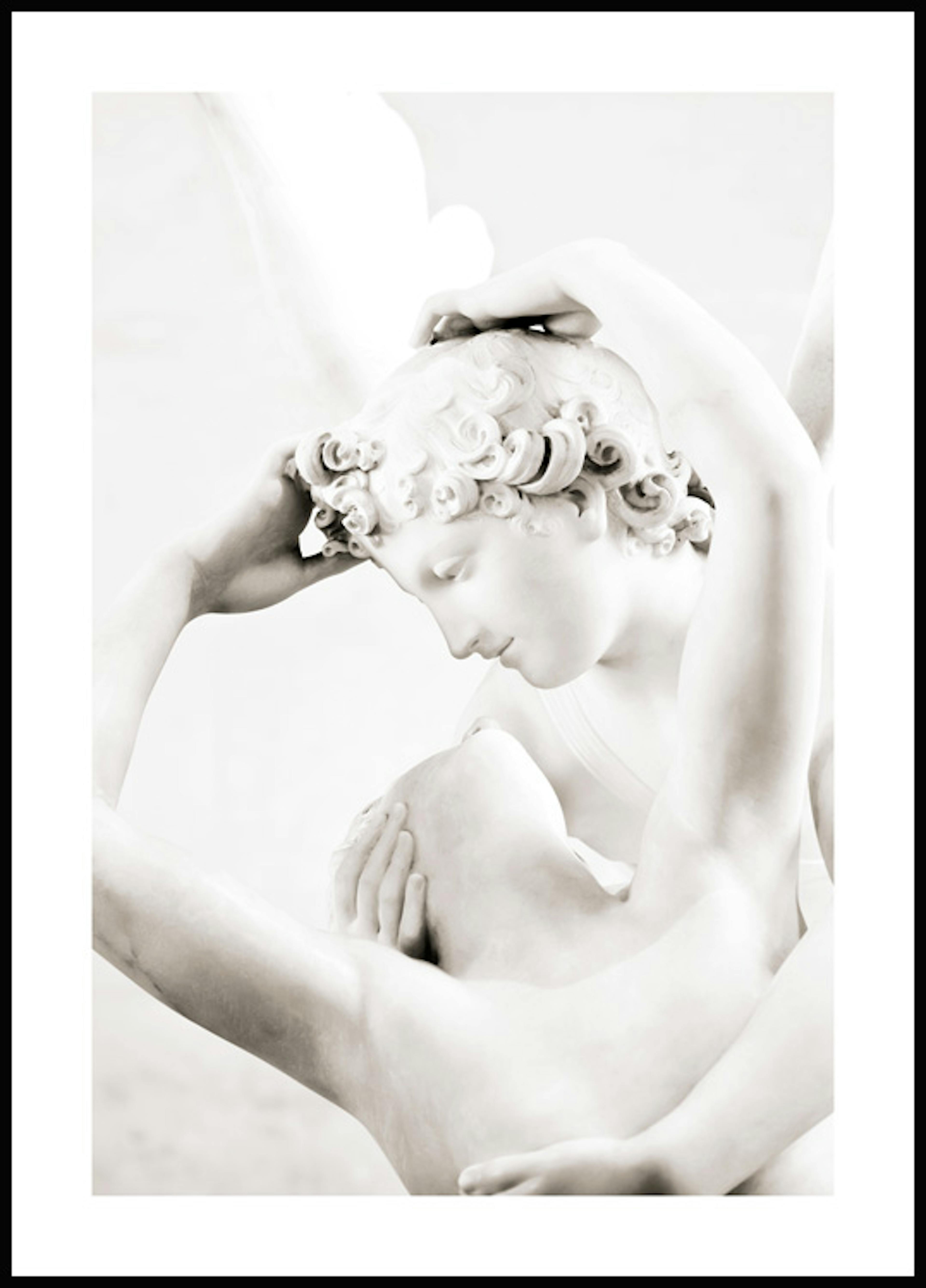 Bacio di Cupido Statua Poster 0