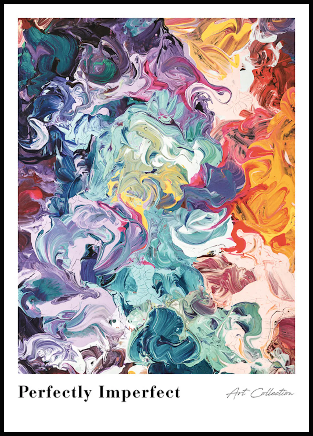 Watercolour Reflection Poster Abstract Landscape Green Poster Store Usa