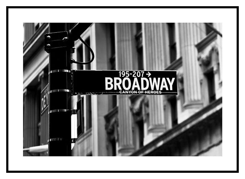 Signe de Broadway Poster - Poster Store