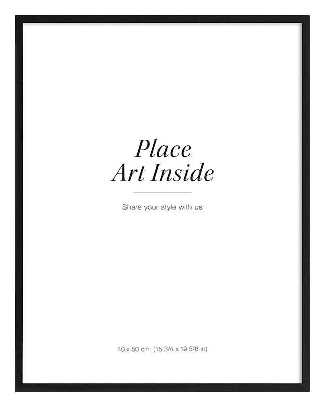 Fotolijst zwart hout 40x50 cm (40x50 cm) - Poster Store