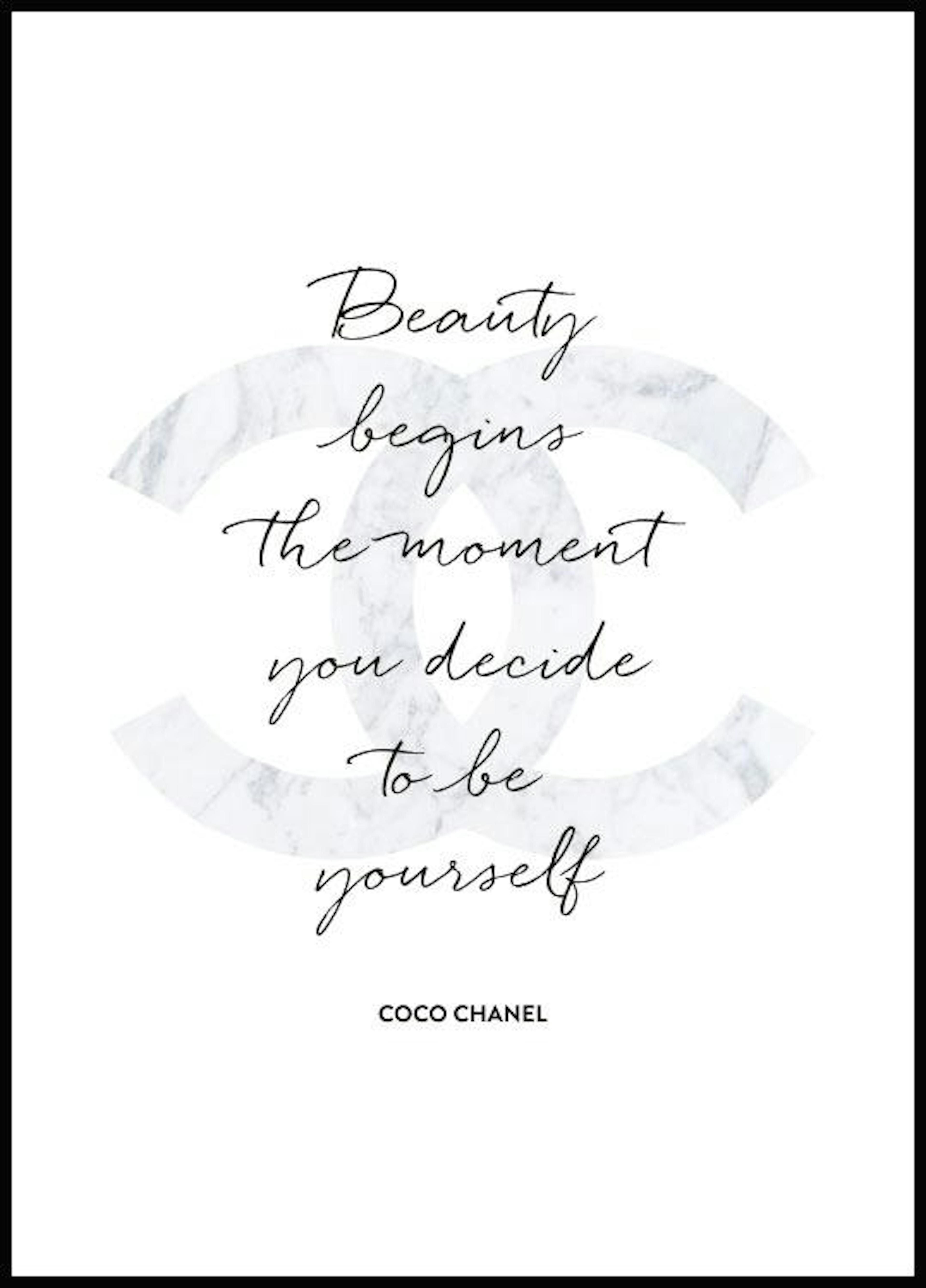 Coco Chanel Plakat 0
