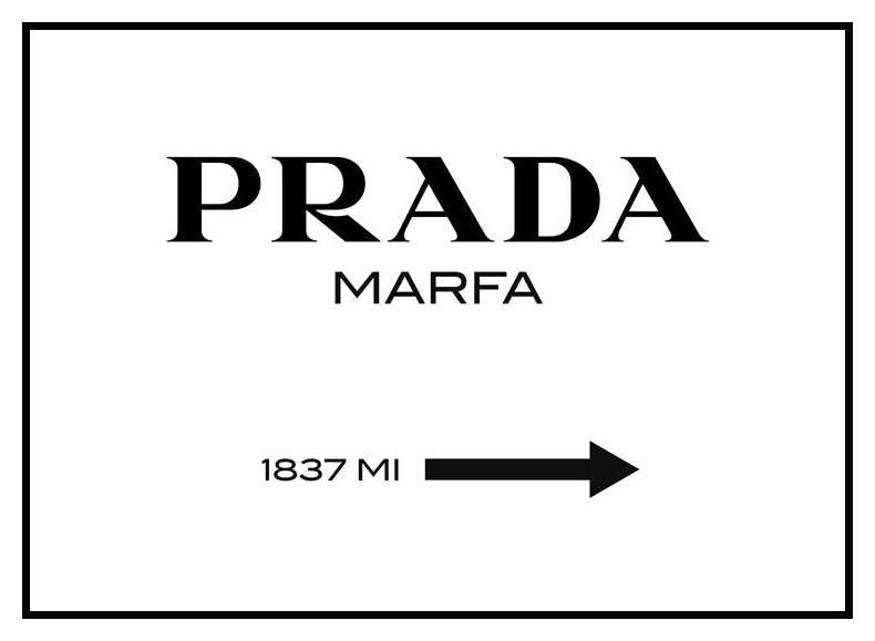 Prada Marfa. Affiche (50x70 cm) - Poster Store