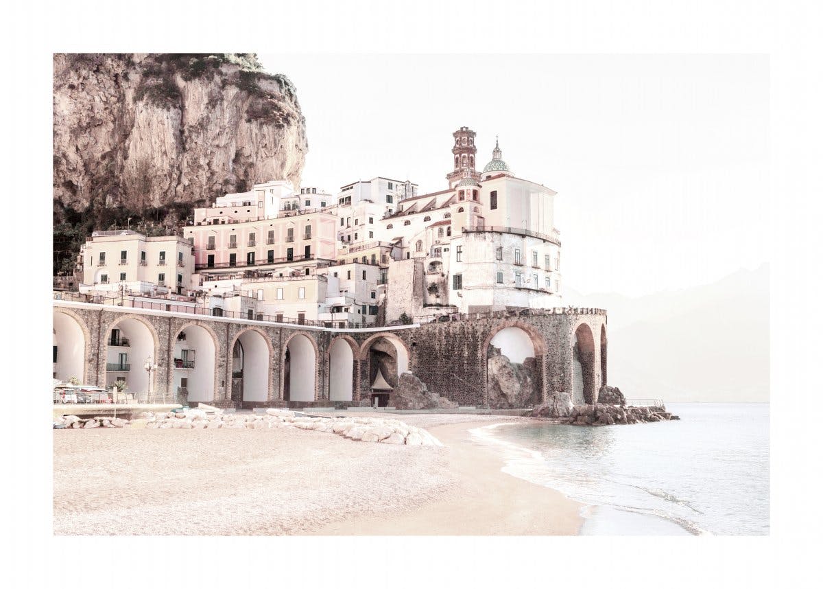 Paysage Urbain d'Amalfi Poster 0