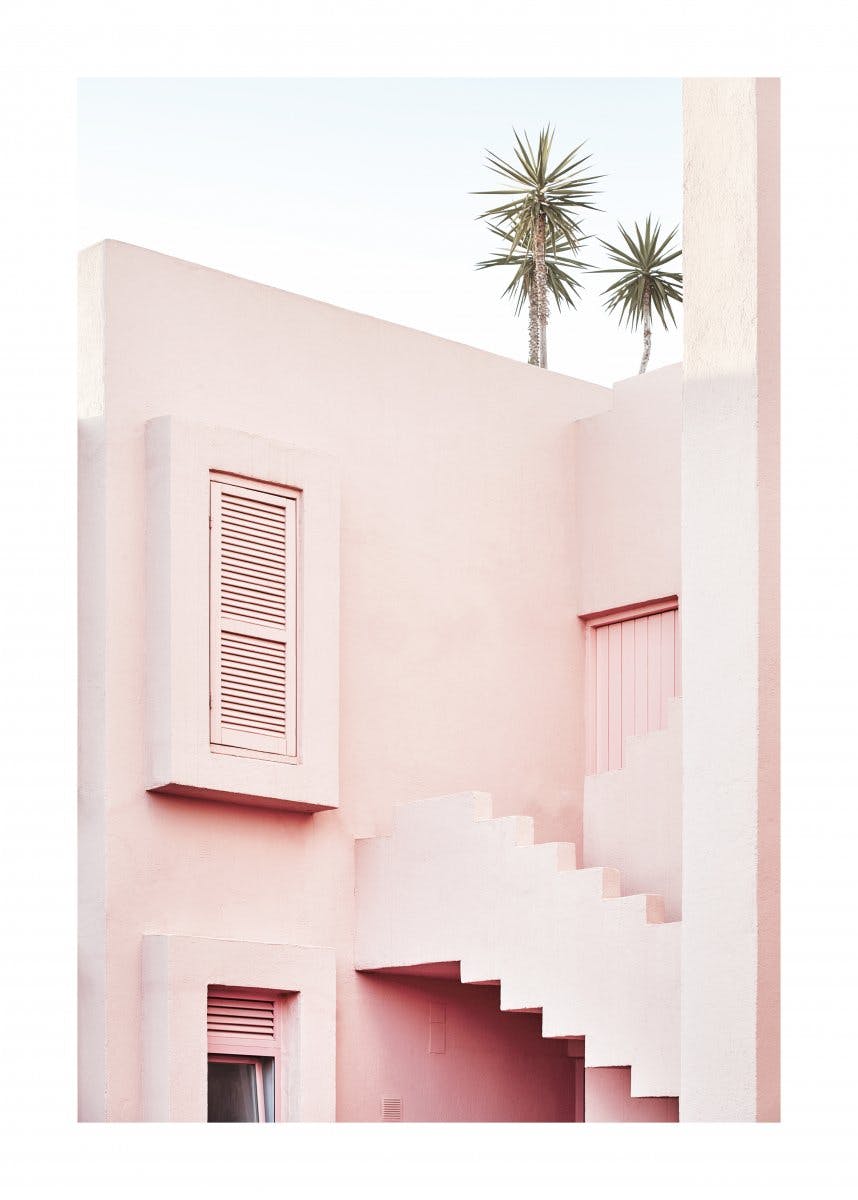 Roze muren Poster 0
