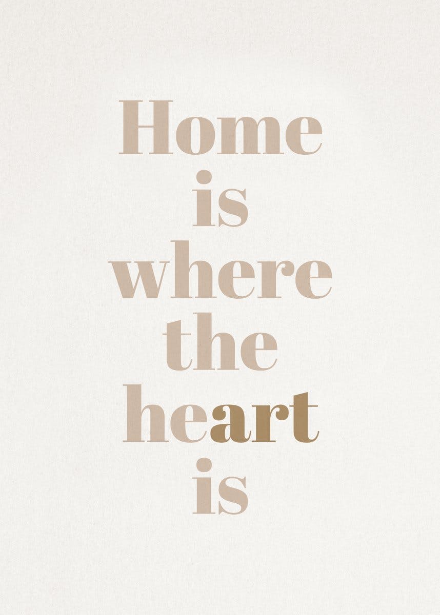 Where the Heart Is Plakat 0