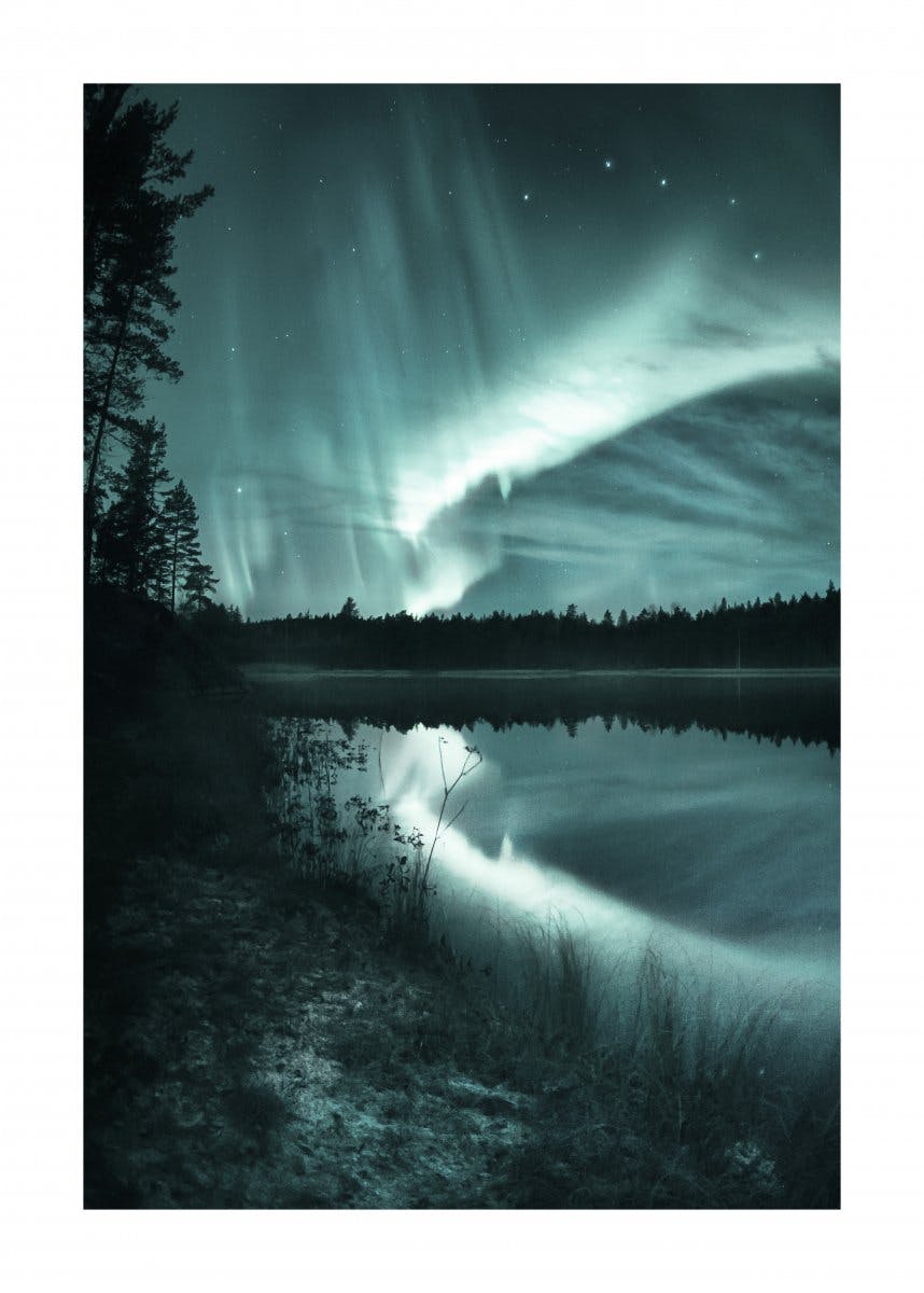 Northern Light Reflection Poster 0